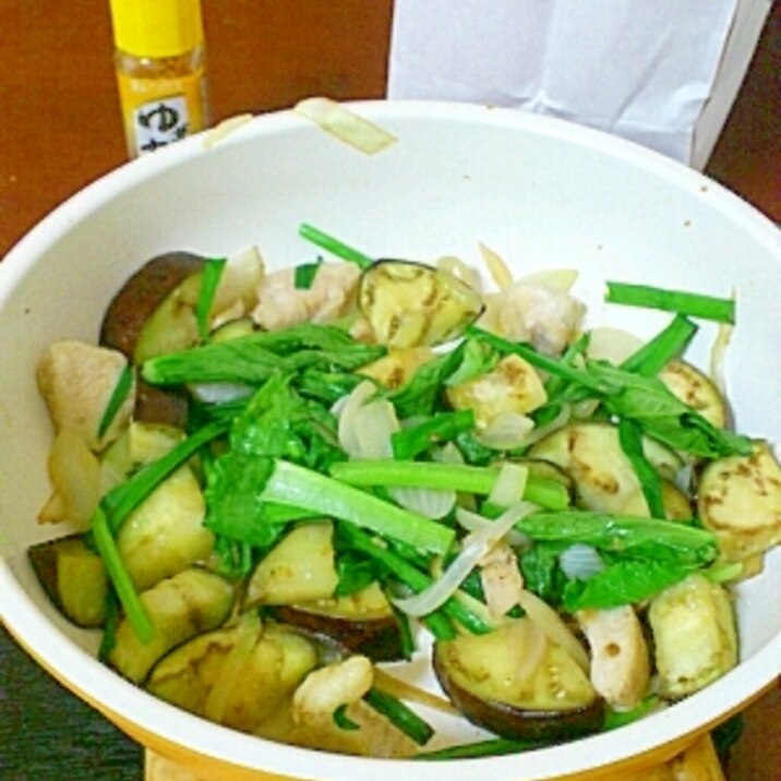 【適当】鶏むね肉と野菜炒め【一人飯】